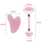 Kebidu Resin Plastic Facial Massage Roller & Gua Sha Board