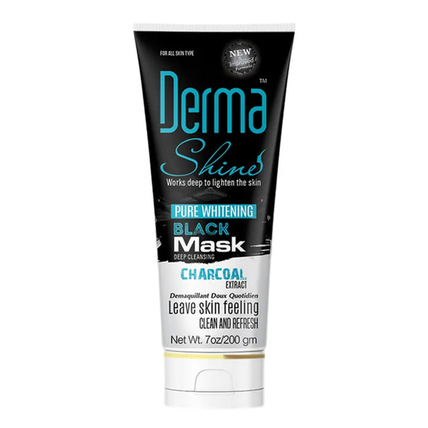 Derma Shine Charcoal Peel Off Black Mask